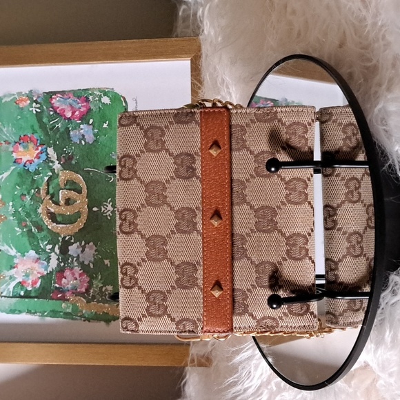 Gucci Compact Wallet on Chain EUzc - Picture 1 of 14